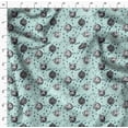 thumbnail image 4 of Soimoi Modal Satin Fabric Moon & Stars Galaxy Printed Fabric 1 Yard 42 Inch Wide, 4 of 6