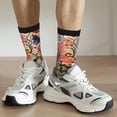 thumbnail image 6 of KLL Butterflies And Flowers Painting Print Cool Socks Men's Women's Crew Socks Funny Crazy Novelty Stockings, 6 of 6