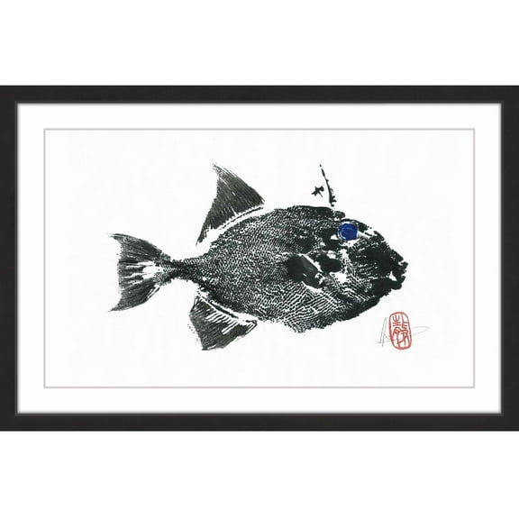 "Black Is Me" Framed Painting Print