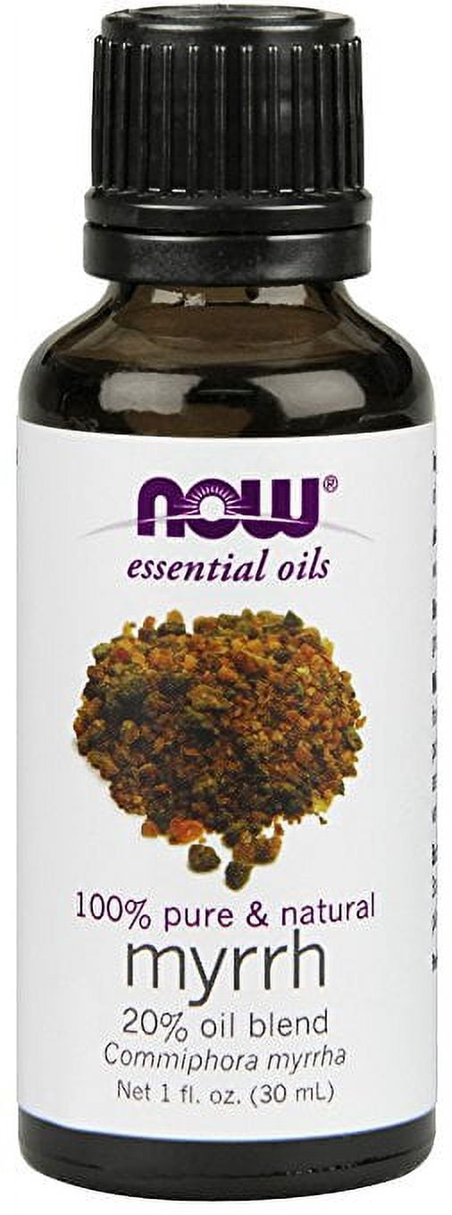 Now Foods Breath Deep 3-Pack Variety, Eucalyptus, Myrrh (20% Blend), & Rosemary Oil 1OZ Each