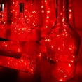 thumbnail image 5 of Wine Bottle Lights with Cork, Battery Operated 20 LED Cork Shape Silver Wire Colorful Fairy Mini String Lights(No Bottles) for DIY, Party, Decor, Christmas, Halloween,Wedding, 5 of 7