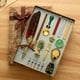 thumbnail image 2 of El juego de pluma de inmersión Vintage incluye 5 puntas de bolígrafo, caja de regalo, botella de tinta para escritura de estudiantes, 2 of 5