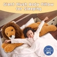 thumbnail image 4 of MorisMos 43'' Giant Lion Stuffed Animal Realistic Large Lion Plush Toy, 4 of 8