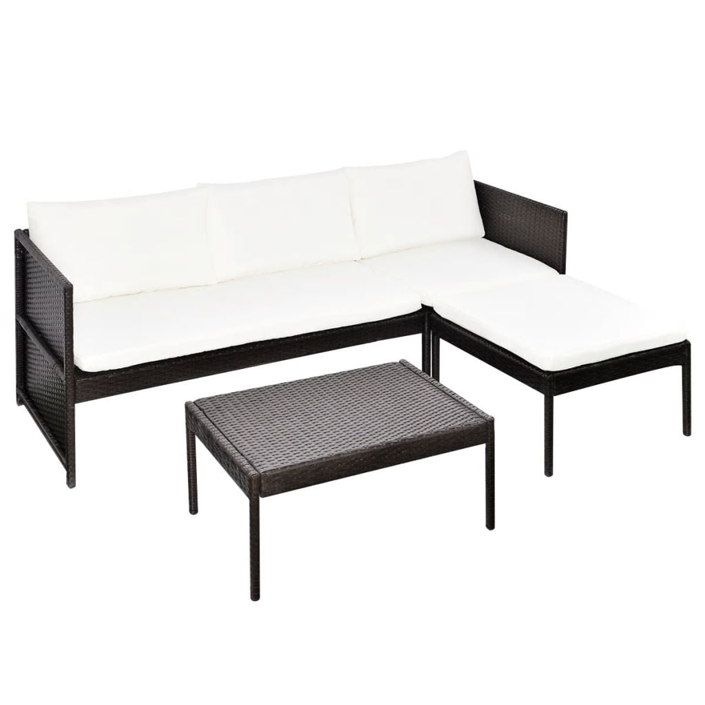 Lowestbest Patio Conversation Set, 2 Ways Small Sectional Sofa Lounge and Love Seat with Cushions Lowestbest Patio Conversation Set, 2 Ways Small Sectional Sofa Lounge and Love Seat with Cushions