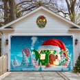 thumbnail image 3 of Festive Ambience Tapestry Garage Door Background Christmas Style Vibrant Color Weather Resistant Easy to Hang Wall Blanket, 3 of 9