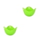 thumbnail image 1 of Inteprter Huevo de silicona cazador furtivo Pan molde taza utensilios de cocina para hornear huevos de vapor tazón anillos cocina caldera Verde 2Conjunto, 1 of 6