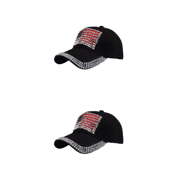 Sombrero de Protección Solar Qarigey Gorra de Béisbol Ajustable Multicolores Negro
