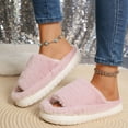 thumbnail image 2 of Wensltd Women's Winter Slippers with Memory Foam Indoor Outdoor Soft Warm Fuzzy Bedroom Slippers, 2 of 7