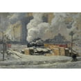 thumbnail image 3 of James Edward Hervey MacDonald 18x14 Black Modern Framed Museum Art Print Titled - Tracks and Traffic (1912), 3 of 5