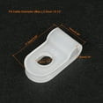 thumbnail image 3 of 50Pcs Nylon R-type Cable Clamp Organizer Cord Clips for Wire Management 3.2mm, 3 of 3