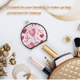 thumbnail image 4 of Portable Makeup Mirror Travel Mirror Compact Folding Mirrors Small for Women Beauty Accessories Red Heart-shaped Bubbles, 4 of 7