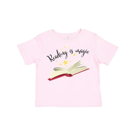 

Inktastic Reading is Magic- Open Book Gift Toddler Boy or Toddler Girl T-Shirt