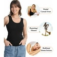 thumbnail image 3 of wirarpa Women's Tank Tops Cotton Undershirts Tanks Top Comfy Camis Base Layer 2-Pack, 3 of 6