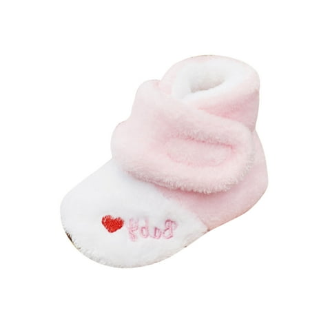 

Relanfenk Baby Sneakers Girls Boys Soft Booties Snow Boots Toddler Warming Shoes