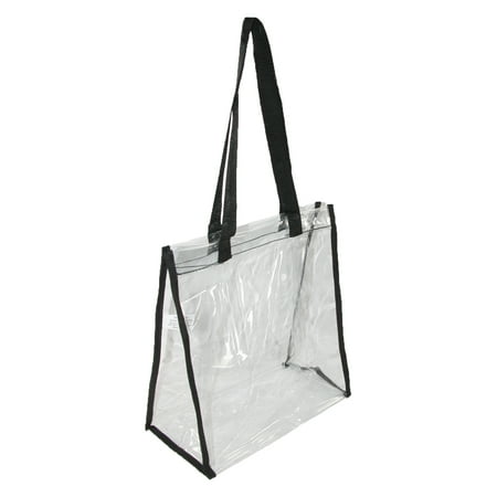 CTM® Clear Plastic Double Handle Tote Shopping Bag, - Walmart.com
