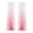 Pink, variant on ionze Pink Sheer Curtains 100 CM Length for Bedroom Gradient Window Voile Tulle Drapes Semi Sheer Beautiful Pretty Girls Room Accessories for Girls Gift Teenagers Decor (Pink)