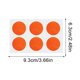 thumbnail image 4 of 78 Parches Repelentes Mosquitos Pegatinas Naturales para Viajes Al Aire Libre () Naranja, 4 of 4