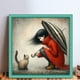 thumbnail image 2 of Kit Punto Cruz para Niña Bordado Con Hilo Algodón Ecológico 11CT Arte 50x50cm, 2 of 9