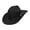 Style A Black, variant on Segolike Western Cowboy Hat Sun Hat Fedora Hat for Travel Outdoor Music Festival Dress