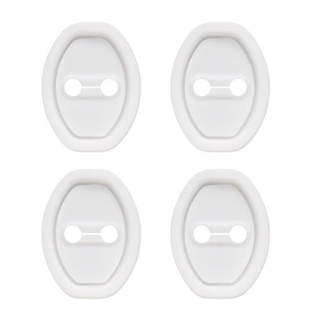 Dvruxg Car Door Guard Cover, Car Silicone Door Latch Protective Cover, Car Door Lock Cover, Car Door Lock Protector Sports Accessories Doors Stopper Guard Set Protection Latches Covers