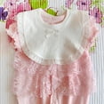 thumbnail image 2 of Shldybc Muslin Baby Bibs, Newborn Toddler Infant Baby Kids Girls Bowknot Lace Bibs Saliva Towel, 2 of 4