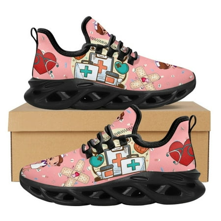 

Nurse Doctor Clinical Medical Ladies Sneakers Casual Non-slip Light Female Flats Lace Up Shoes Unisex Adult Child Zapatos Mujer