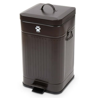 Dog food trash hot sale can