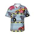 thumbnail image 1 of Motor Racing Mens Short Sleeve Button Down Shirts Soft Breathable Casual Lightweight Shirt Xx-Large, 1 of 9