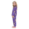 thumbnail image 4 of Fluffy Pajamas Set Fuzzy Winter Warm Pj Sets Pullover Tops and Long Pants Brown Hair Mermaid X-Large, 4 of 8