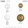 thumbnail image 2 of Livex Lighting Wingate Ceiling Medallion in White, 2 of 5