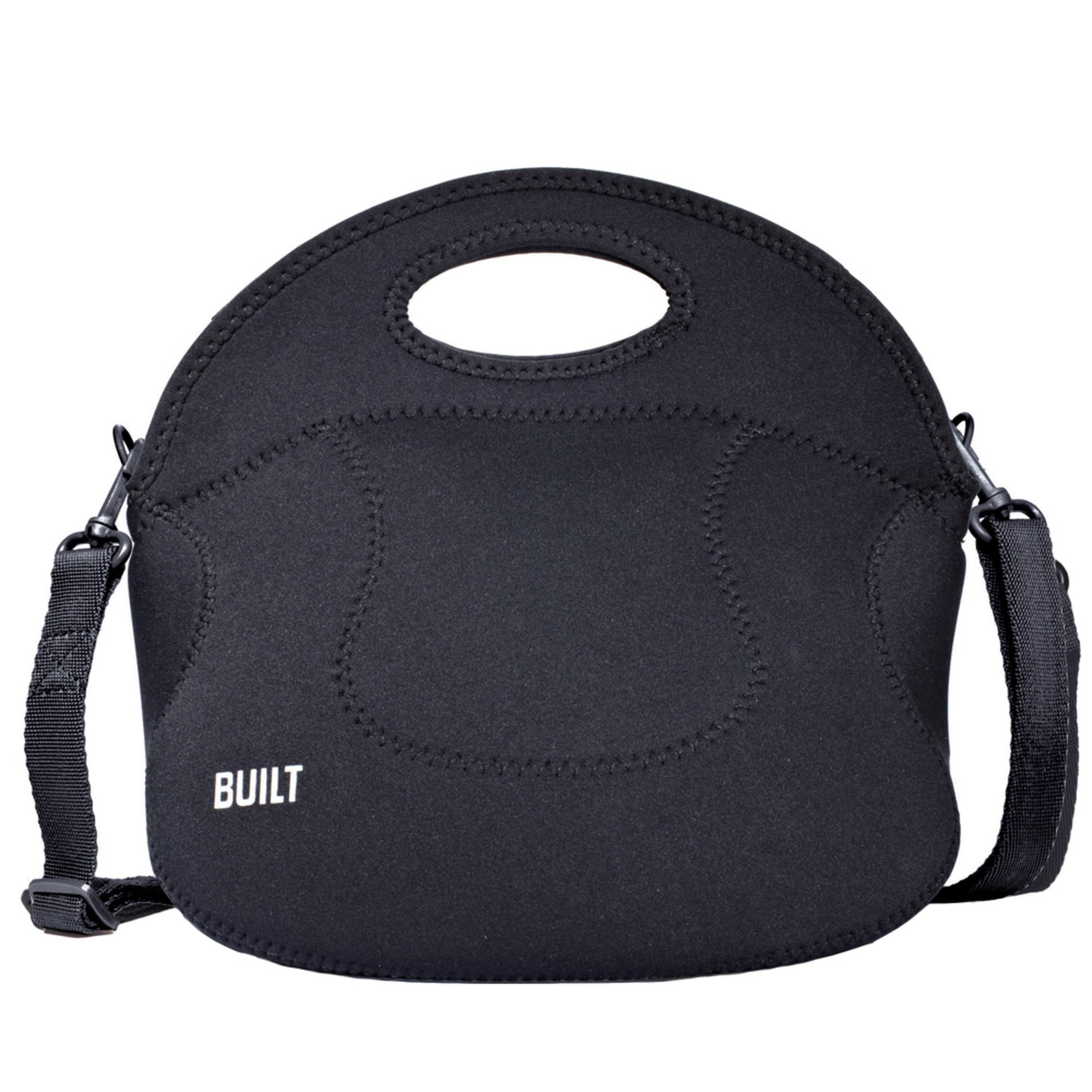 black lunch tote