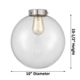 thumbnail image 2 of Innovations Lighting 201CSW-AB-G204-10 Beacon 10" Wide Pendant - Brass, 2 of 5