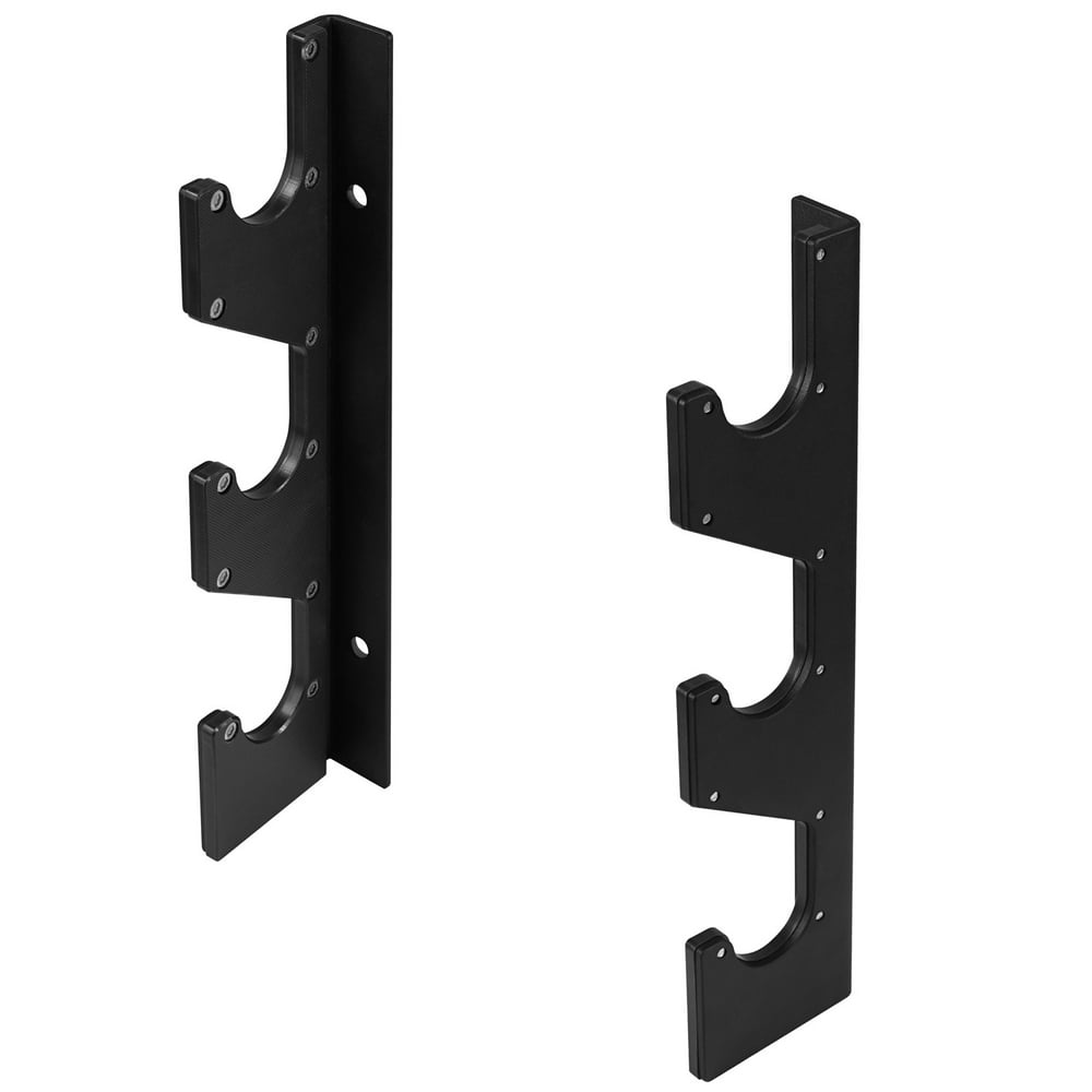 Yes4All Horizontal Wall Mounted Olympic Barbell Rack 3 Bar Vertical