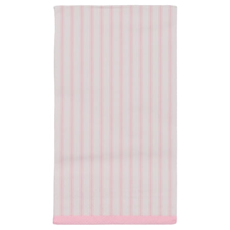 Celebrate It Guest Napkins Classic Pink and White Striped 3-Ply Paper Tissue Pink/White 4.2 x 7.6 12 Pack (240 Total)
