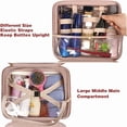thumbnail image 4 of Cosmetic bag, hanging cosmetic bag for women, large waterproof cosmetic bag, organizer, with elastic, for, 4 of 5