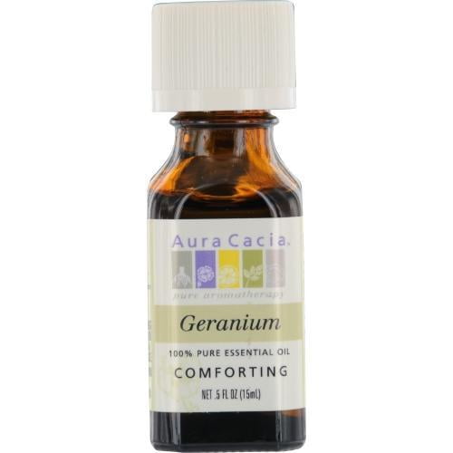 Aura Cacia Huile Essentielle Pure de Géranium - 0,5 fl oz