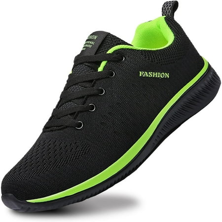 Fashion Walking Shoes for Mens Road Running Breathable Comfortable Sneakers Non-Slip Athletic Sport Casual Shoes