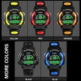 thumbnail image 1 of Reloj electrónico multifuncional para niños con luces de colores, resistente al agua y para estudiantes, 1 of 4
