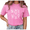 1-Pink, variant on Giffimy Women's Apricot Fairycore Floral Sketch Vintage Washed T-Shirt Short Sleeve Relaxed Fit Top