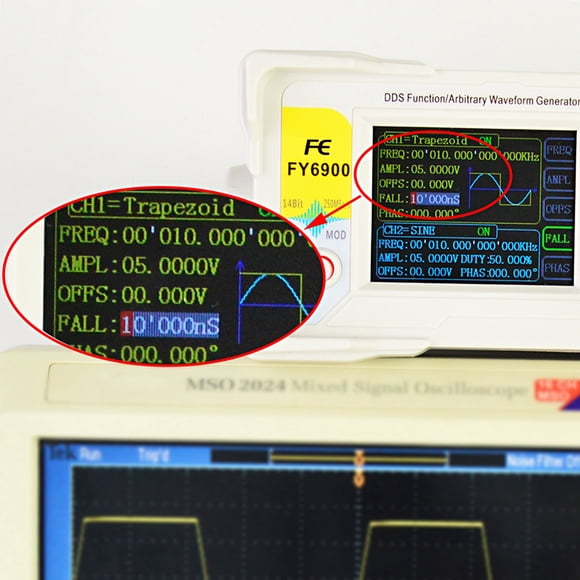 Dds 100MHz Function  Generator High  Digital DDS Dual-channel Function /Arbitrary Waveform Generator Pulse  Source 300MSa/s Frequency Meter VCO Burst