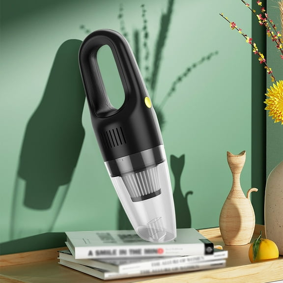 SATRINO Car Vacuum Portable Cordless, Handheld Car Vacuum Cleaner High Power for Wet and Dry, USB Rechargeable Lightweight Cordless Vacuum, for Car/Stairs/Pet Hair(Black)