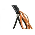 thumbnail image 2 of Dream Apparel 36" Leather Motorcycle Get Back Whip for Handlebar Fringed Biker Whip, 2 of 3