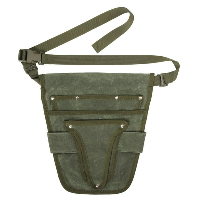 Fiudx Sac de Taille pour Outils de Jardinage Extérieur / Pochette de Rangement pour Matériel et Outils de Charpentier / Ceinture Réglable avec Multiples Poches / Matériau Durable et Résistant à l'Usure pour Bricolage et Professionnels