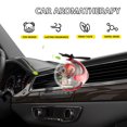 thumbnail image 4 of Ambientador para Coche Bear Flight Ball Aire Adorno Aromaterapia (Rojo + Plata), 4 of 9