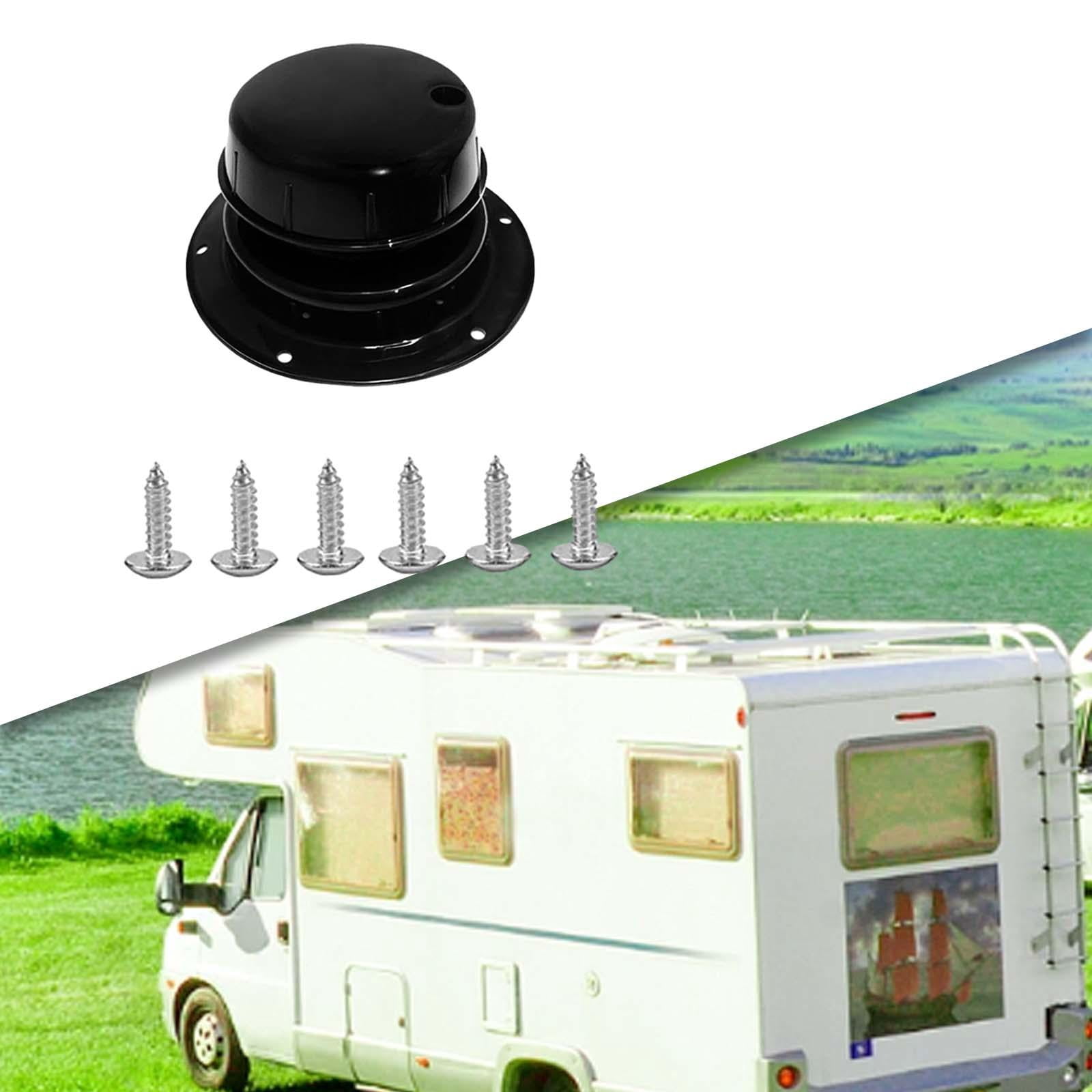 RV Roof Vent Cap RV Plumbing Vent Cap for Camping Car Motorhome Trailer Black