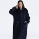 thumbnail image 5 of Pareja Batas Para Hombres Mujeres Invierno Cálido Polar Albornoz Otoño Frente Abierto Camisón Odeerbi ODB188124, 5 of 5