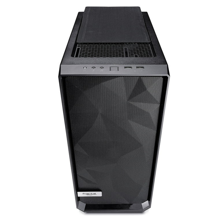 Fractal Design Meshify C Blackout Tempered Glass PCケース CS6884FD-CA-MESH-C-BLO-TG Meshify C – Tempered Glass — Fractal Design