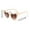 F, variant on hengsof Trendy Polarized Sunglasses Women SunglassesRetro Square Shade Slim Frame
