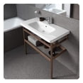 thumbnail image 3 of Duravit 071350-1Hole-L Durastyle 19-5/8" Specialty Ceramic Wall Mounted Bathroom Sink And, 3 of 4