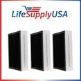 thumbnail image 1 of Set of 3 Replacement Air Purifier Filters fit ALL Blueair 500/600 Smoke Stop Air Purifiers 501 503 550E 601 603 650E, 1 of 2